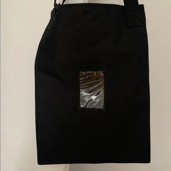 YAK PAK Brooklyn NY Black Slim Crossbody Bag - Picture 7 of 7